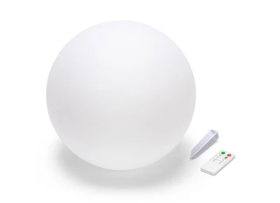 Sfera luminosa led RGB a energia solare Velamp Solar Nova XL 0.4W 3000K bianco -