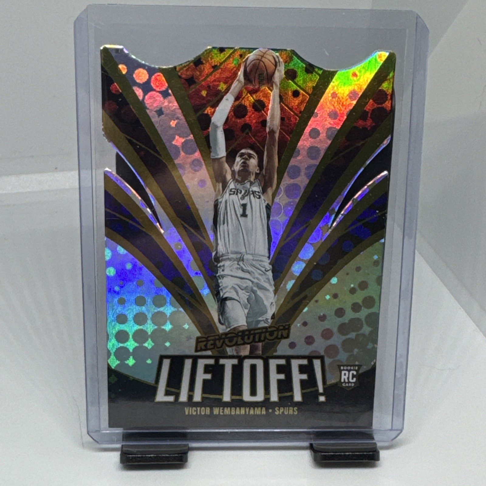 Victor Wembanyama 2023-24 Panini Revolution Liftoff! Rookie Card Spurs Liftoff