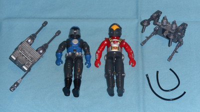 GI G.I. Joe gijoe ASTRO VIPER + LASER VIPER with accessories FREE SHIP