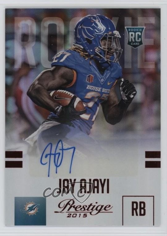 2015 Panini Prestige Extra Points Red Signatures Jay Ajayi Rookie Auto RC 11xt