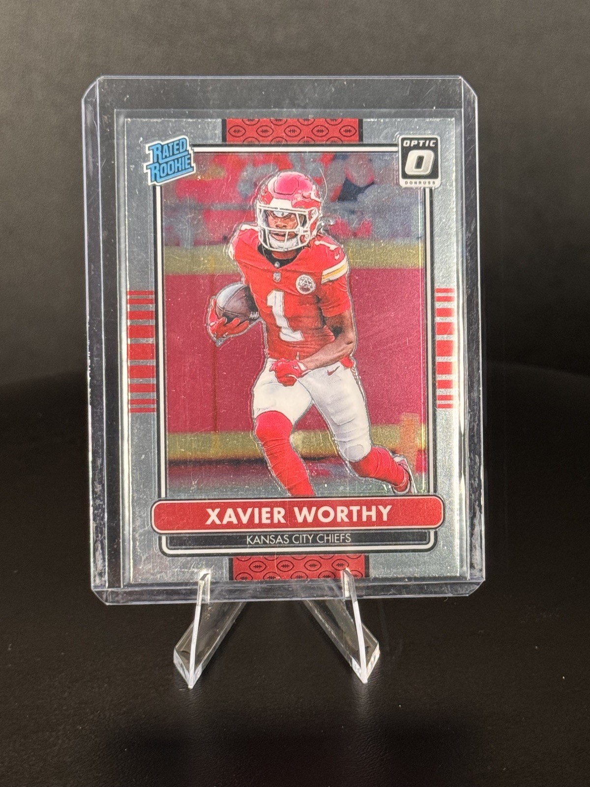2024 Panini Donruss Optic #8 Xavier Worthy Rated Rookie 2014 Retro (RC)