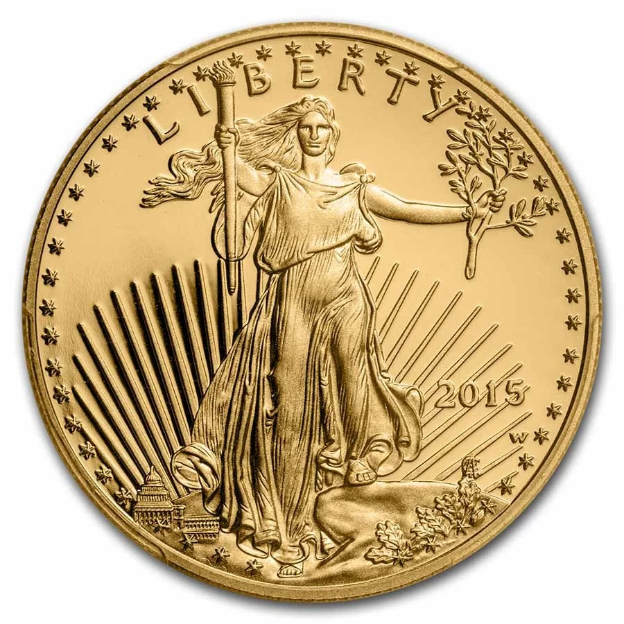 2015-W 1 oz Proof Gold Eagle PR-70 PCGS (Saint-Gaudens Label) - Image 3 of 4