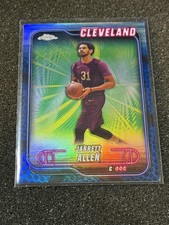 2024-25 Topps Chrome  Jarrett Allen #17 Blue Basketball Refractor