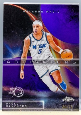 2025-26 Topps Chrome Update Activators Paolo Banchero Purple /75 #AC-7 Magic
