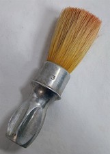 Vintage Aluminum Handle Shaving Brush Rubberset Made in USA Barber Shop