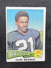 1975 Topps Cliff Branch Oakland Raiders Rookie #524