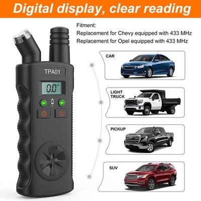 2 in 1 Digital Tire Pressure Gauge TPMS Relearn Tool for  Suit for All Cars