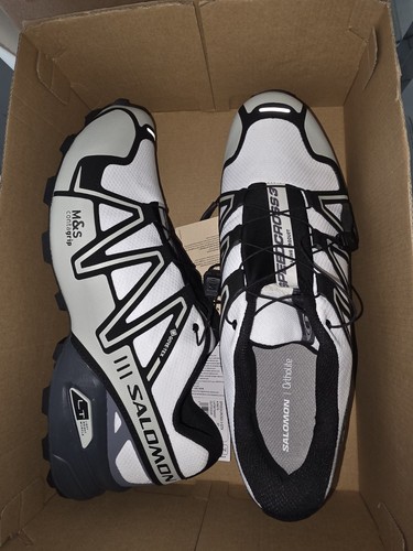SALOMON Speedcross 3 gore tex Shoes White metal turbulence L478675 12 mens