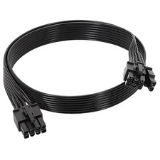 8 Pin PCIE Cable, 8 Pin Male to 6 2 Male GPU Power Cable, Compatible with Corsa