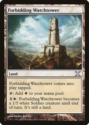 Forbidding Watchtower [10E - 352] Uncommon NM 10th Edition MTG
