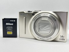  Near Mint Nikon COOLPIX S8200 Silver Digital Camera 16.1MP 14x zoom From Japan