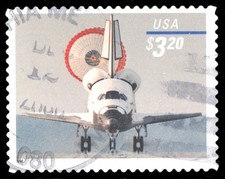 Scott 3261, the 1998 3.20 Space Shuttle Landing Priority Issue - Used