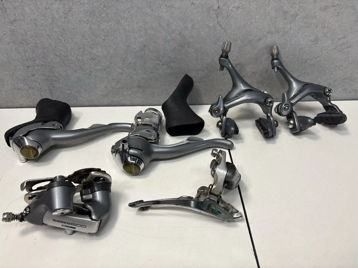 Groupe Shimano 600 Tricolor – ST, FC, RD, FD, BR, Ultegra 2x8, Occasion Japon