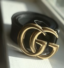 Authentic Gucci GG Belt Black