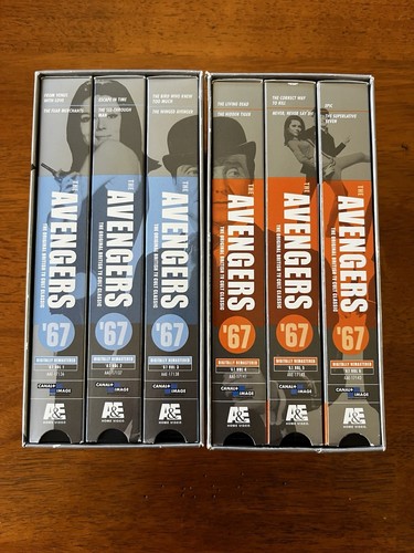 The Avengers British TV Series - '67 Volumes 1 & 2 VHS Lot 1967 2 - 3 Tape Sets - Bild 2 von 7