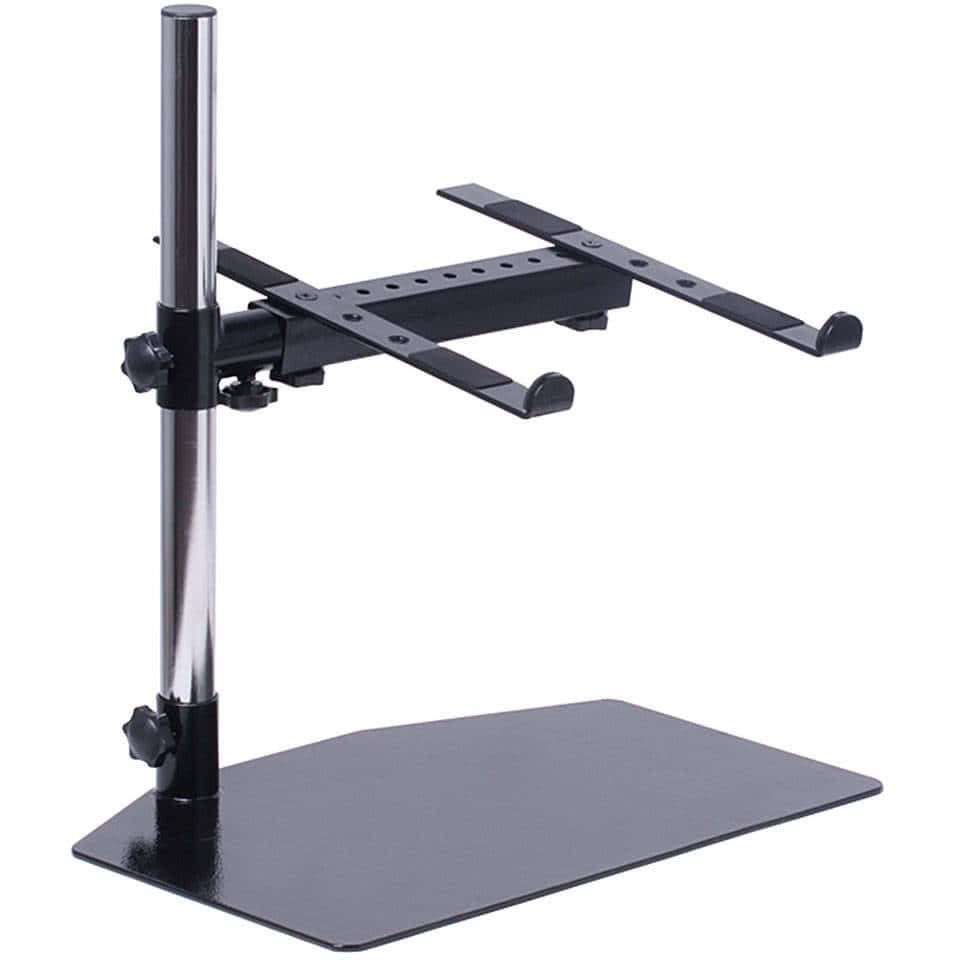 LS-50 Laptop Equipment Stand DJ Producer Foldable Solid Steel Black