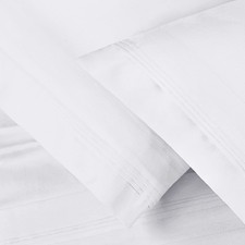 100 Egyptian Cotton 650 Thread Count, King 2-Piece Pillowcase Set, Single Pl...