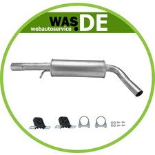 Auspuff Mittelschalldämpfer Audi, Seat, Skoda & VW 1.6 1.8 2.0 inkl. Montagesatz