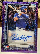 Will Wagner 2025 Topps Chrome Rookie Purple Speckle Refractor /299