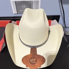 Westrehhats Ivory Western Cowboy Hat with Decorative Hatband for Men  Women