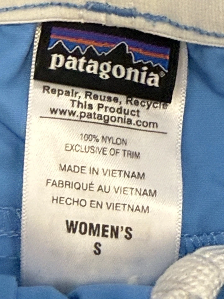 Patagonia Nylon Baggies Shorts Womens Size Small Red Hiking Adult Outdoors - Image 3 of 4