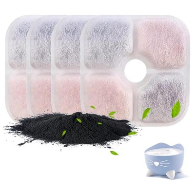 Katzenbrunnen Filter Set 4 Stück für Pixi Wasserfilter mit Dreifachsystem