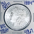 1884 O BU UNCIRCULATED MORGAN SILVER DOLLAR AUTHENTIC U.S.MINT FREESHIPPING 4367