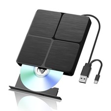 External Blu ray Drive, USB 3.0  Type C Bluray Burner, External Blueray/DVD ...