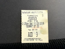 Vintage Movie Ticket Stub Fountain