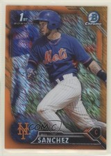 2016 Bowman Chrome Prospects Orange Shimmer Refractor Ali Sanchez #BCP218 y5m
