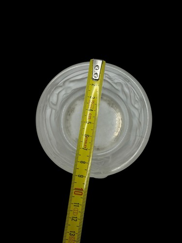 Bonboniere Dose Gussglas Frau nackt naiv alt Vintage Frankreich - Bild 8 von 9