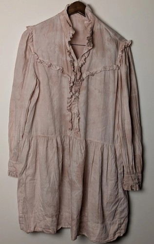 Raquel Allegra Pale Pink Ruffle-Trim Long-Sleeve Dress Size 3