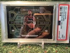 2021 PANINI OBSIDIAN PITCH BLACK E/E YELLOW 1/10 PSA 9 DAMIAN LILLARD