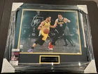 Signed And Framed Photo Steph Curry vs Denver Nuggets JSA Certified COA