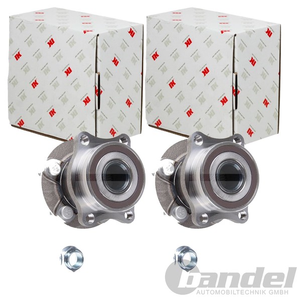 2X NK RADLAGER-SATZ Hinten Passend FÜR Links+Rechts | 764408-image