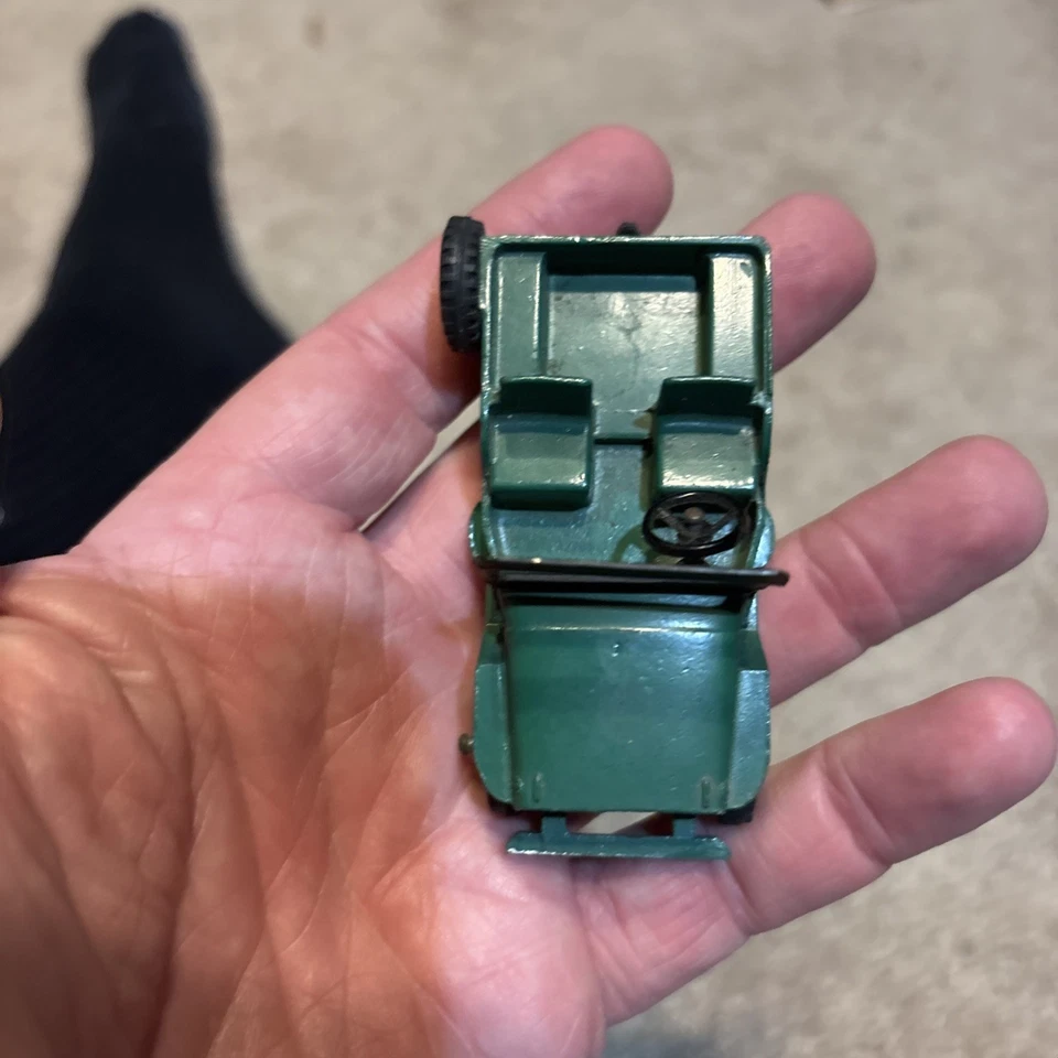 De Colección Dinky Toys Jeep Meccano Ejército Universal Verde Segunda Guerra Mundial Hecho en Inglaterra 1:43 Afilado Foto 2 de 4