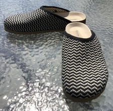 Sonoma Like Rothy  s Haxleigh Women Knit Clogs Sandals size 7.5 Black White NEW