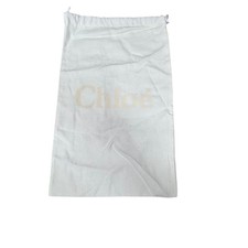 Chlo Cotton Drawstring Dust Bag 13.5X8.5 Storage Gift Authentic Shoes Handbag