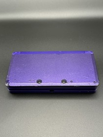 Nintendo 3DS Midnight Purple Portable Gaming Console PARTS OR REPAIR ONLY