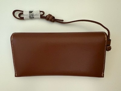 NEW CELINE Authentic Brown Sunglasses Eyeglasses Wristlet Case w