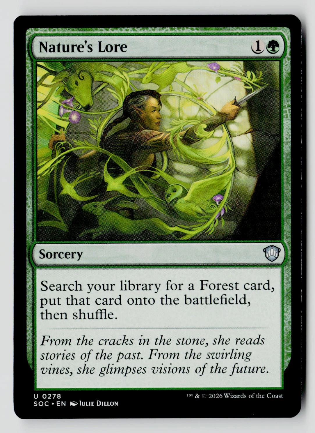 Nature's Lore 278 U MTG SOC NM - product detail image 1