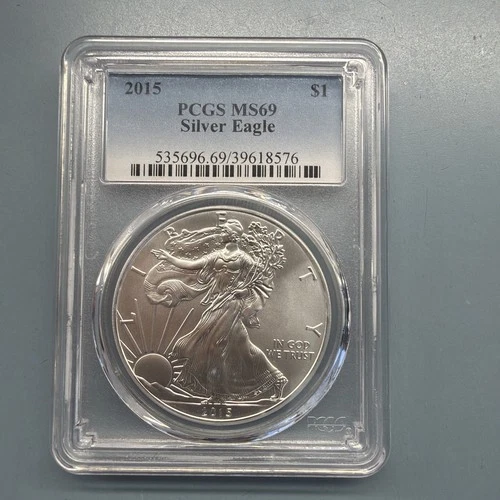 U.S. Mint 2015 American Eagle 1 oz Silver .999 PCGS MS69 Coin