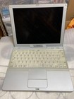 iBook M6497 Vintage Apple Laptop w/ Mac OS CD No HDD For Parts Power only tested