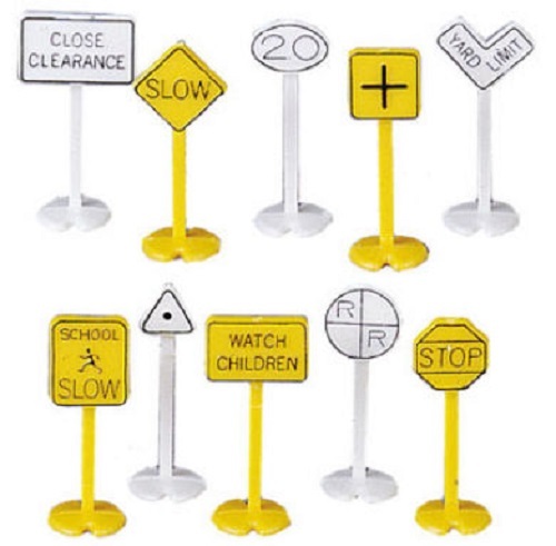 Bachmann Treni H O Segnaletica Ferroviaria e Stradale - Confezione da 24 42204 - Foto 1 di 1