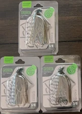 NEW Lot Of 3 Googan Squad Football Jig 3/8 Oz Blue Craw Fishing Lure