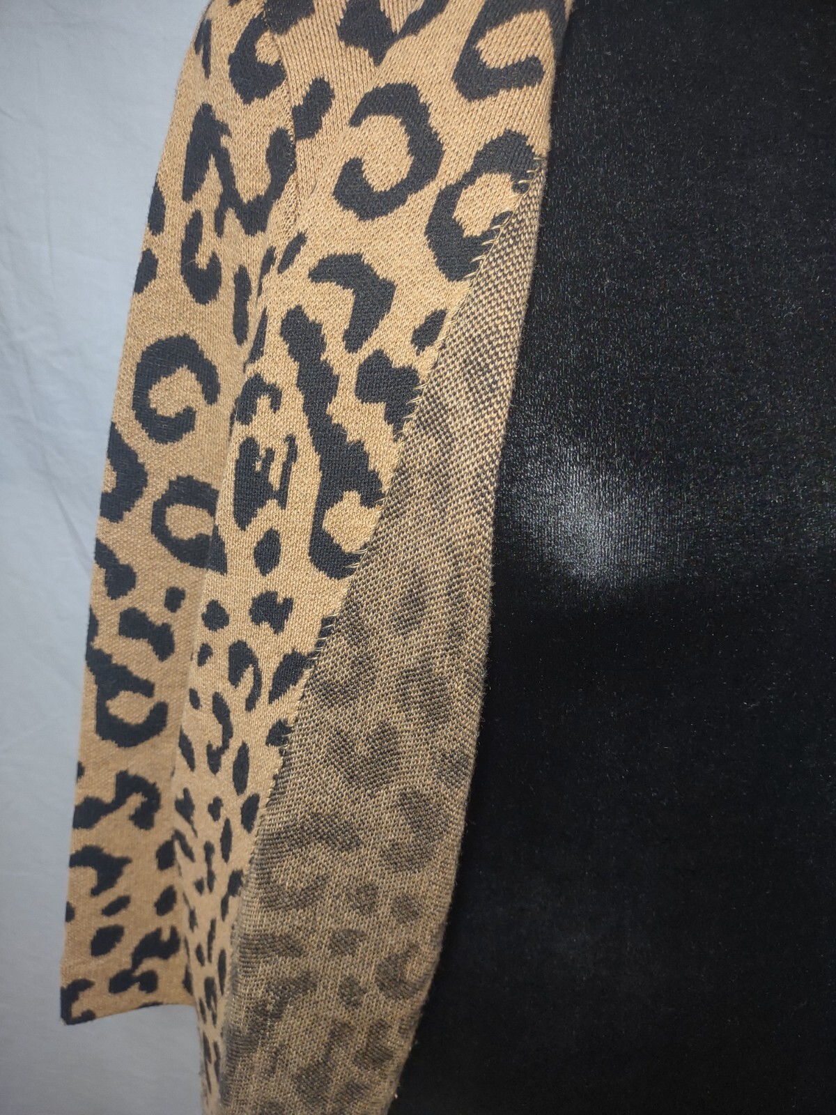 J. Crew Sophie Leopard Print Open-Front Knit Swea… - image 7