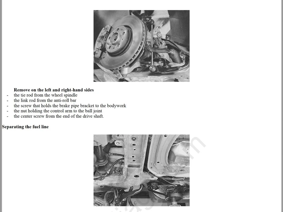 Volvo XC 70 (2006-20111) manuale officina - repair manual - Immagine 3 di 4