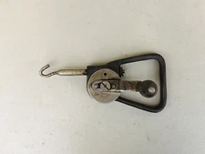 Antique 1900s Primitive Hand Crank Iron Wire Rope Twine Twister Binding Tool