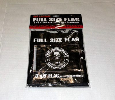 New 2ND AMENDMENT Homeland Security 3x5ft Licensed FLAG USA seller