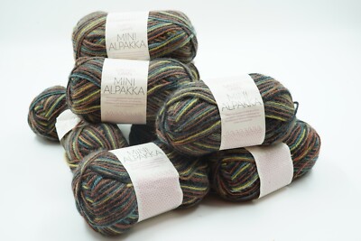 10 x Mini Alpakka - SANDNES GARN (500g) - 100% Alpaka - Color - Strickgarn (11)